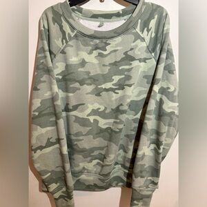 Lou & Grey camouflage sweatshirt. Sz. XS
